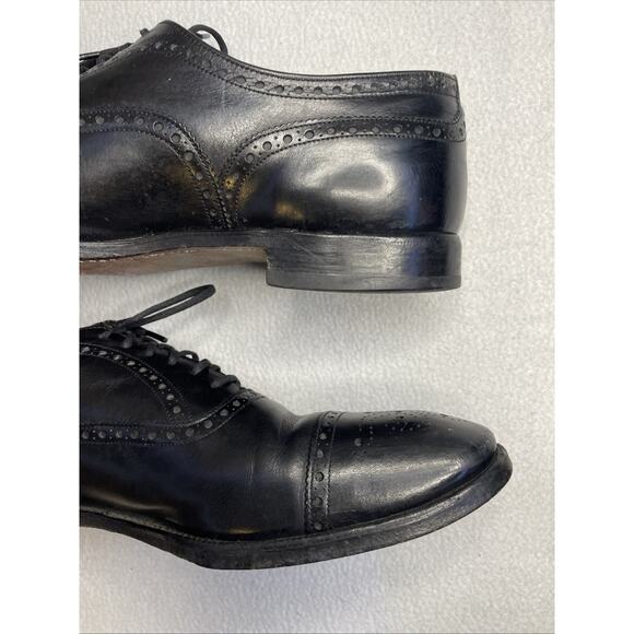 Vtg Church’s Diplomat Black Semi-Brogue Oxford 3-City London Paris NY 11.5 main image 9